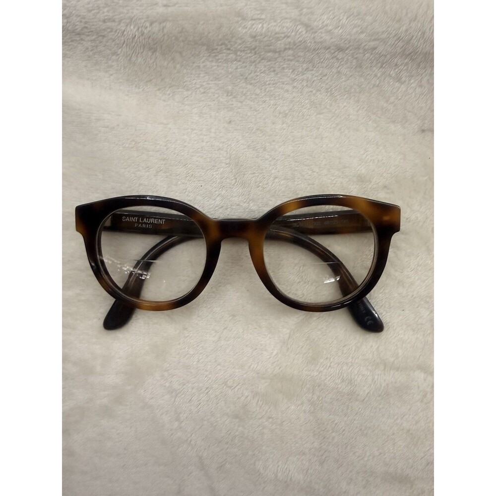 Saint Laurent YSL Fashion Frames Glasses One Size Adults Tortoise with Soft Case